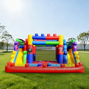 Château gonflable commercial, château gonflable pour enfants, maison combinée, château gonflable pour enfants - Product Image 1
