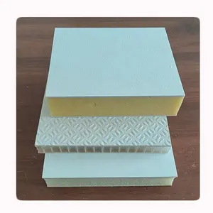 Nuevo panel sándwich de PU de material aislante para panel de pared