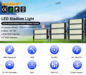 हॉल्ड 600 वाट बेसबॉल स्टेडियम रोशनी 150lm/w प्रकाश दक्षता मैक बैडमिंटन फ्लडलाइट 750w स्पॉटलाइट गोल्फ बेस लैंप - Product Image 2