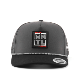 Casquette de baseball personnalisée à 5 panneaux en caoutchouc <span class=keywords><strong>PVC</strong></span> avec logo imperméable, trous découpés au laser, perforée, casquettes de golf, performance sportive, corde, chapeaux de golf - Product Image 2