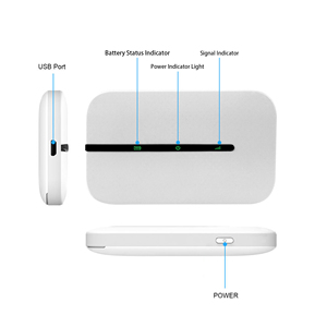 Routeur WiFi mobile 4G portable Déverrouillage USB WiFi <span class=keywords><strong>Hotspot</strong></span> de poche Fréquence 2.4G Prise en charge du pare-feu QoS pour une utilisation en extérieur Nouveau - Product Image 2
