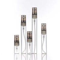 Mini bouteille de pompe de pulvérisation de parfum en verre chaud 1ML 2ML 5ML 8ML 10ML 15ML pour la distribution de liquide de soins personnels