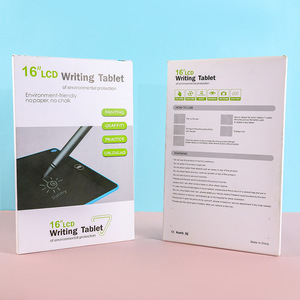 <span class=keywords><strong>Tablette</strong></span> d'écriture 16 pouces pour enfants, petit tableau noir, écran LCD, tableau d'écriture effaçable, cadeau pour enfants - Product Image 3