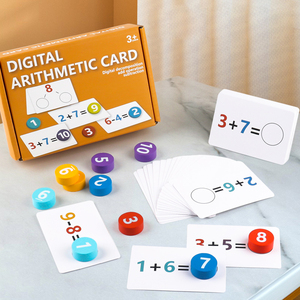 Thiết Kế Mới Số Học Thẻ Khối Phù Hợp Với Câu Đố Toán Học Tập Tư Nghĩ Logic Đồ Chơi Giáo Dục Cho Trẻ Em Trai Cô Gái - Product Image 2