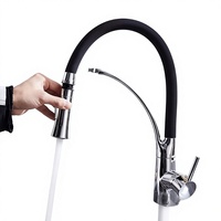Robinet de cuisine transfrontalier chaud/froid, style européen et américain, à poser sur comptoir, avec cartouche céramique, pour évier et lavabo