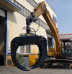 Forestry <b>Machinery</b> Material Handling Equipment 50ton 60 Ton 70ton 85 ton <b>Grab</b> Excavator For sawmill Rotating Grapple - Product Image 4
