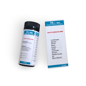 공장 직판 소변 검사 스트립 <span class=keywords><strong>11</strong></span>가지 항목 URS-11MA CE 인증 클래스 II 소변 분석기 및 시각적 사용 2년 보증 - Product Image 2
