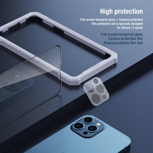 <span class=keywords><strong>Nillkin</strong></span> Protection d'écran en verre trempé HD 2 en 1 avec film protecteur pour appareil photo pour <span class=keywords><strong>iPhone</strong></span> 11 <span class=keywords><strong>12</strong></span> 13 <span class=keywords><strong>Pro</strong></span> <span class=keywords><strong>Max</strong></span> - Product Image 4