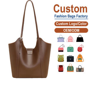 Bolso de Hombro de Cuero Genuino de Grano Completo – Acabado Marrón Liso con Diseño Minimalista y Silueta Estructurada | Fabricante Personalizado - Product Image 1