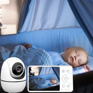 नवीनतम Lullabies दो तरह ऑडियो रात दृष्टि में बनाया-खिला अनुस्मारक 1500mAh बैटरी स्वर मोड 3.2 इंच वीडियो बच्चे सुरक्षित कैमरा