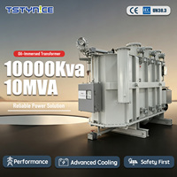 Transformateur de puissance triphasé TSTYNICE 1250KVA-30000KVA 35KV/69KV immergé dans l'huile, cuivre/aluminium, entièrement scellé, 50/60Hz Dyn11/Yyn0