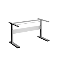 Bureau de bureau élévateur électrique ergonomique professionnel Table réglable en hauteur manuelle étagère de rangement Durable bureau assis debout