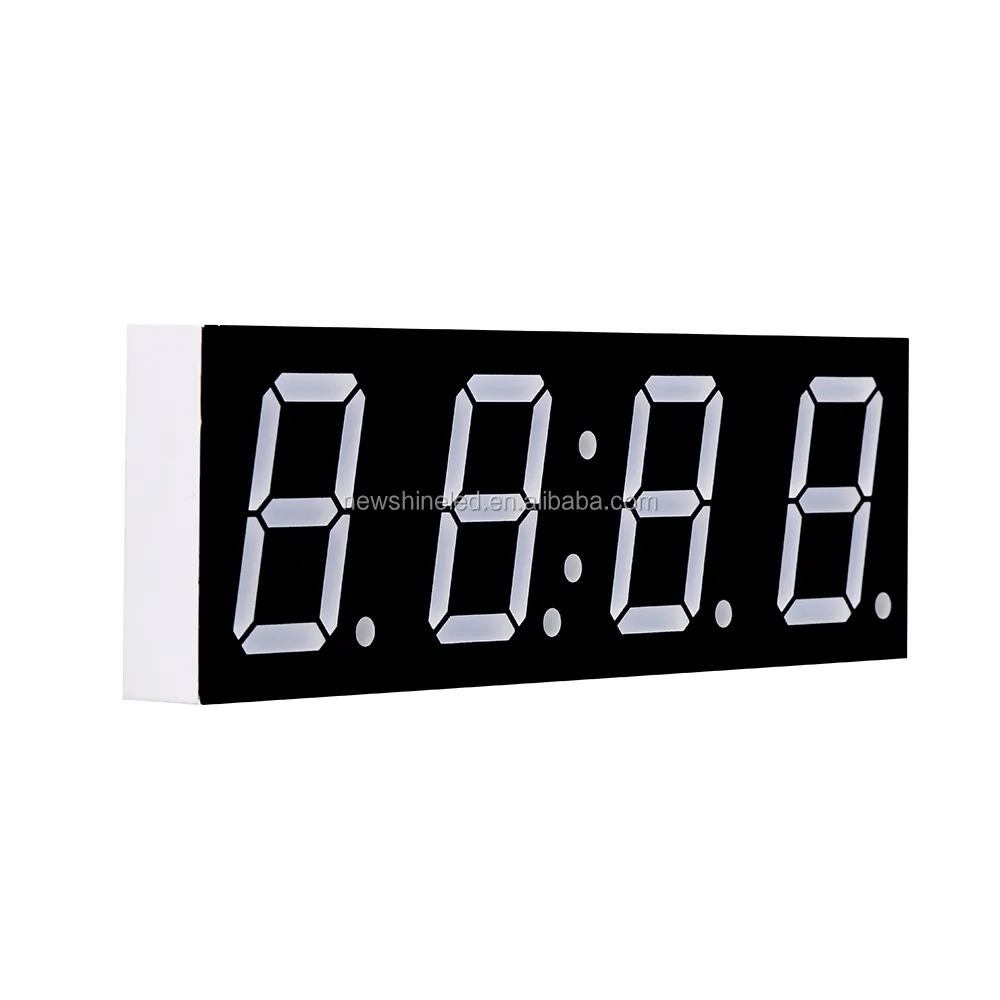 Free Sample NEWSHINE 0.8 Inch FND 7 segment led display Digital Clock LED 4- Digit 7 Segment Display