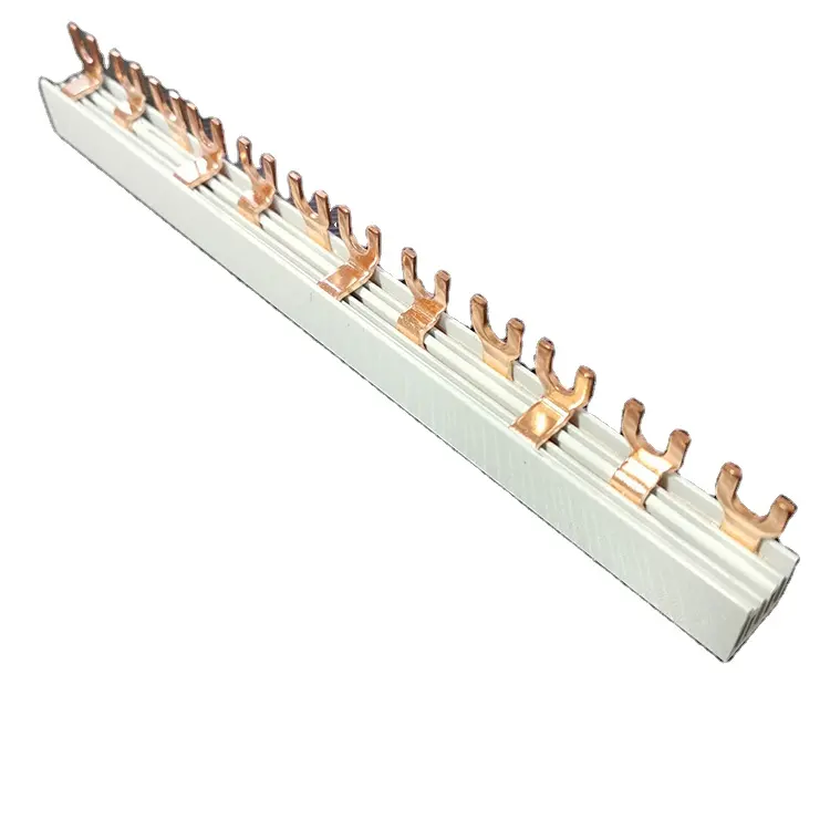 Earth Electric Fire-Resistant PVC And Red Copper Pin Type Busbar