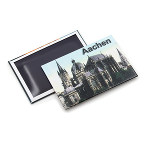 Prix bon marché d'usine Aimants pour réfrigérateur en étain avec souvenir de <span class=keywords><strong>photo</strong></span> personnalisés Aimants pour réfrigérateur en métal à bas quantité minimale de commande pour cadeaux de voyage - Product Image 5
