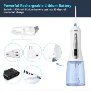 Hydropulseur dentaire portable sans fil en ABS+PC, étanche IPX7, 5 modes, pression 30-120 psi, 1,4 W, autonomie 2 semaines - Product Image 6