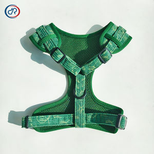 OKKPETS - Juego de Arnés para Mascotas al por Mayor 2026, Correa para Perro con Manos Libres, <span class=keywords><strong>Collar</strong></span> con Lazo, Conjunto de Arnés Personalizado de Lujo con Sublimación de Pana - Product Image 2