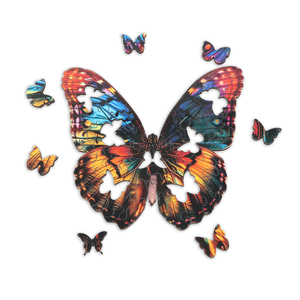 Customized 4mm Wooden butterfly Puzzle Board Children's Educational <strong>Learning</strong> Animal Game <strong>Toys</strong> Suitable for Children's Gifts - Product Image 4