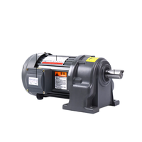 Moteur réducteur de vitesse triphasé 380V, type horizontal et vertical, 400W 750W 1500W, moteur de réduction à fréquence variable avec frein