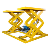Plateforme élévatrice à ciseaux fixe personnalisée, élévateur hydraulique de marchandises pour l'entrepôt d'usine, levage de marchandises
