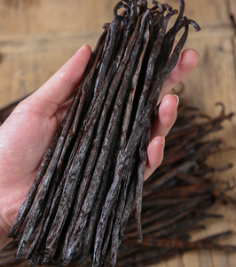 Venda quente Premium Top Grade Baunilha Feijão Gourmet Orgânico Preto Madagascar Feijão De Baunilha Melhor Grau - Product Image 4