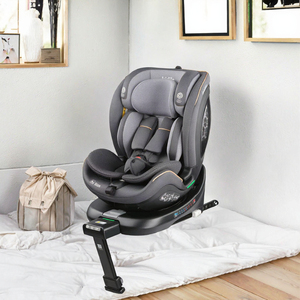 Seggiolino Auto Convertibile 3 in 1 per Bambini 0-7 Anni, Sedile di Sicurezza Girevole <span class=keywords><strong>ISOFIX</strong></span> ECE R129 con Gamba di Supporto, 36kg - Product Image 3