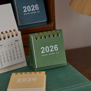 2026 Mini Eco-friendly Paper Desk <b>Calendar</b> Portable Modern Printed Pattern Desktop Ornament Check-In Planner Small - Product Image 2
