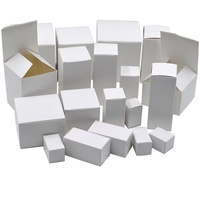Chine carré blanc boîte en carton bricolage boîte-cadeau pour savon biscuits bijoux cadeau emballage bonbons biscuits gâteau cuisson