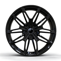 Jantes forgées en aluminium 6061-T6 5x112 5x120 Noir brillant 19 20 pouces Jantes en alliage forgées monobloc pour BMW F10 G20 F30 F20 E36
