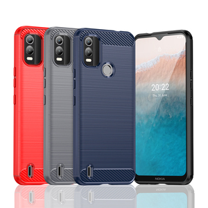 ที่มีคุณภาพดีสำหรับ <span class=keywords><strong>Nokia</strong></span> C21บวกคาร์บอนไฟเบอร์ปกหลังสำหรับ <span class=keywords><strong>Nokia</strong></span> C21บวกสีดำปกหลังกรณี - Product Image 1