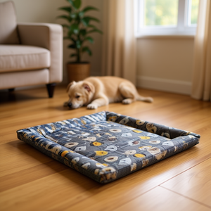 Tappetino Quadrato in Seta Antiscivolo per Cani 57*75cm, Tappetini e Materassini per Animali Domestici - Product Image 3