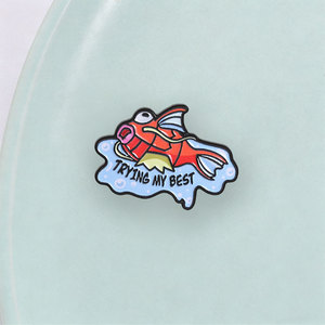 Pin <span class=keywords><strong>de</strong></span> esmalte personalizado <span class=keywords><strong>de</strong></span> Magikarp, insignia metálica 'Intentando <span class=keywords><strong>lo</strong></span> máximo que puedo', pin <span class=keywords><strong>de</strong></span> solapa <span class=keywords><strong>de</strong></span> pez divertido, regalo <span class=keywords><strong>de</strong></span> joyería creativa con meme <span class=keywords><strong>de</strong></span> anime - Product Image 3
