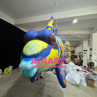 Animaux marins suspendus, poisson tropical gonflable, ballon poisson coloré gonflable, taille sur mesure