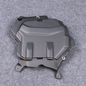 Couvercle de moteur en fibre de carbone finition brillante pour moto Ducati Multistrada V4 / V4S - Product Image 5