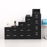 Archivador Metálico Resistente de 2 Cajones para Debajo del Escritorio, Almacenamiento de Archivos con Almohadillas Resistentes a los Arañazos para Oficina