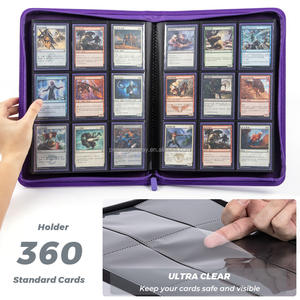 El mejor mini álbum de <span class=keywords><strong>Pokemon</strong></span> MTG de Snorlax con cubierta de cuero sin anillos, carpeta de Cartas coleccionables de fútbol pequeño de Dragon Ball de béisbol personalizada - Product Image 3