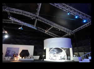 Precio barato, estructura de sonido cuadrada, altavoz de techo ligero, telón de fondo de escenario, sistema de armazón de iluminación de aluminio - Product Image 3