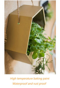 Vente en gros de présentoir mural pour fleurs pour la maison support pour pots de fleurs de jardin étagère de rangement en métal pour plantes décoratives - Product Image 6