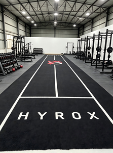 <span class=keywords><strong>Gazon</strong></span> artificiel à faible entretien, haute résilience, pour fitness, lignes de piste personnalisées pour sols de salle de sport commerciale - Product Image 3