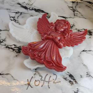 Moldes de fundición de resina hechos a mano para adornos decorativos DIY estilo Ins herramientas de escritorio de silicona molde de Papá Noel - Product Image 1