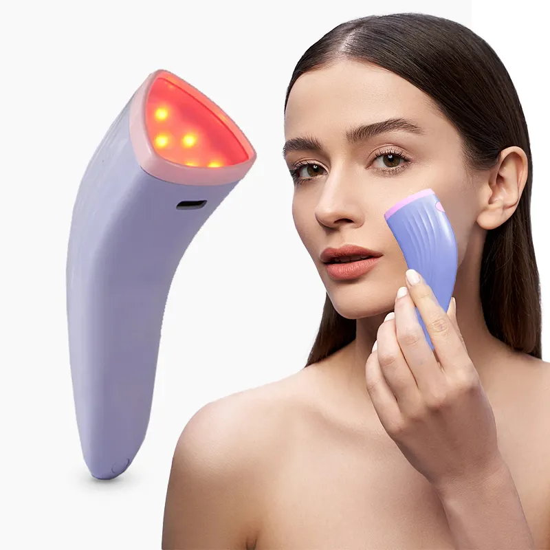 Akne 3 Minuten Lichttherapie Spot Behandlung Rot & Blau Tragbare Hautpflege produkte Face Magic Rotlicht therapie gerät für Akne