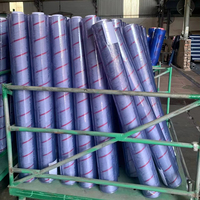 Rouleaux de film PVC souple transparents super clairs, résistants à l'humidité, pour usage domestique, marque Jinbu, prix bas, directement de l'usine