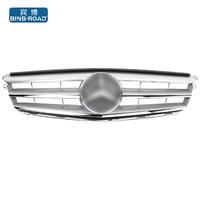 Calandre de pare-chocs avant argentée sans badge 2048800023 pour Mercedes-Benz Classe C W204 S204