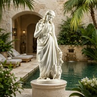 Sculpture de Musée Classique en Marbre Blanc Sur Mesure - Pièce d'Art Haut de Gamme Finie à la Main pour Galeries et Jardins