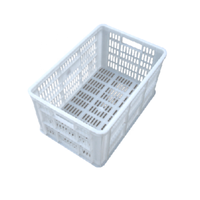 Caisse de rangement en plastique de petite taille 520*360*280mm et caisses en plastique recyclé