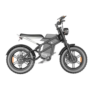 YIDI D74 20Inch 48V 1500W Fat Tire Electric Bicycle Mountain E Bike Big Wheel 4.0 Fat Mountain Electric Bicycle