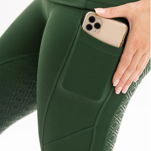 Pantalones de equitación para mujer, 100% de alta calidad, al mejor precio al por mayor, corte ajustado, ligeros y cómodos. - Product Image 2