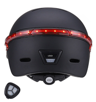 Casque intelligent de banlieue urbain casque de vélo vtt route cyclisme casques de lumière arrière avec chargeur USB lampe frontale Led