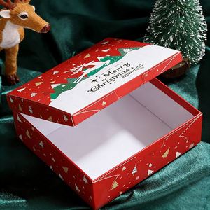 Boîte cadeau pliable en papier de Noël de haute qualité avec logo personnalisé en gros pour les pommes ou les chocolats - Product Image 3