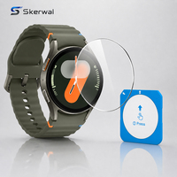 Protection d'écran en verre trempé HD transparent 9H facile à installer avec outil d'alignement pour Samsung Galaxy Watch8 40mm 44mm Classic